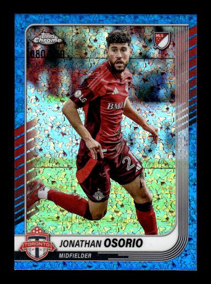 2025 Topps Chrome MLS #70 Jonathan Osorio Blue Mini-Diamonds Refractor #/150